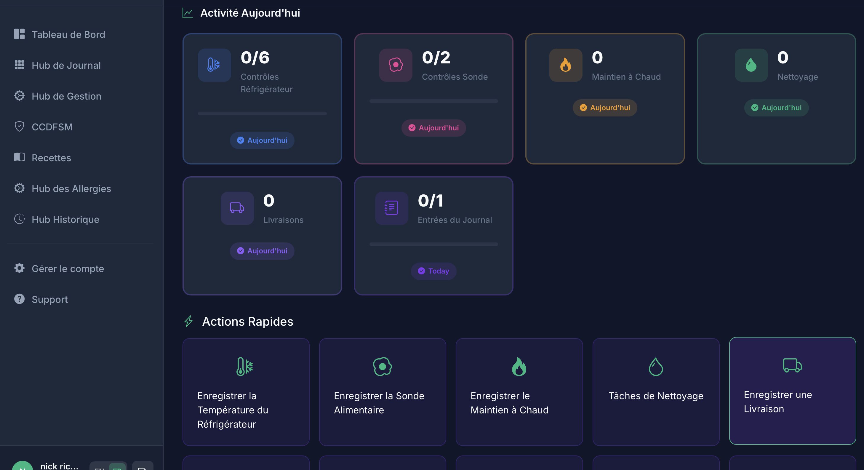 CompliChef Dashboard